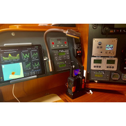 BoatSafeSuard integrated with the Free Data Cockpit on a IPad